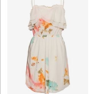 ARITZIA WILFRED WATERCOLOR DRESS